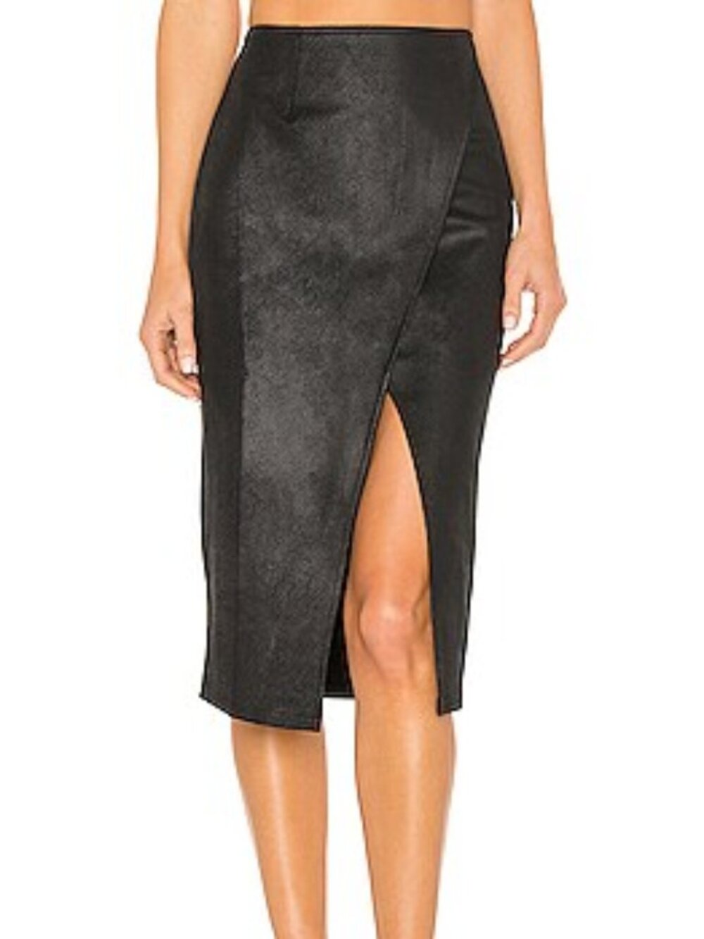 Free People Whitney Vegan Leather Pencil Skirt